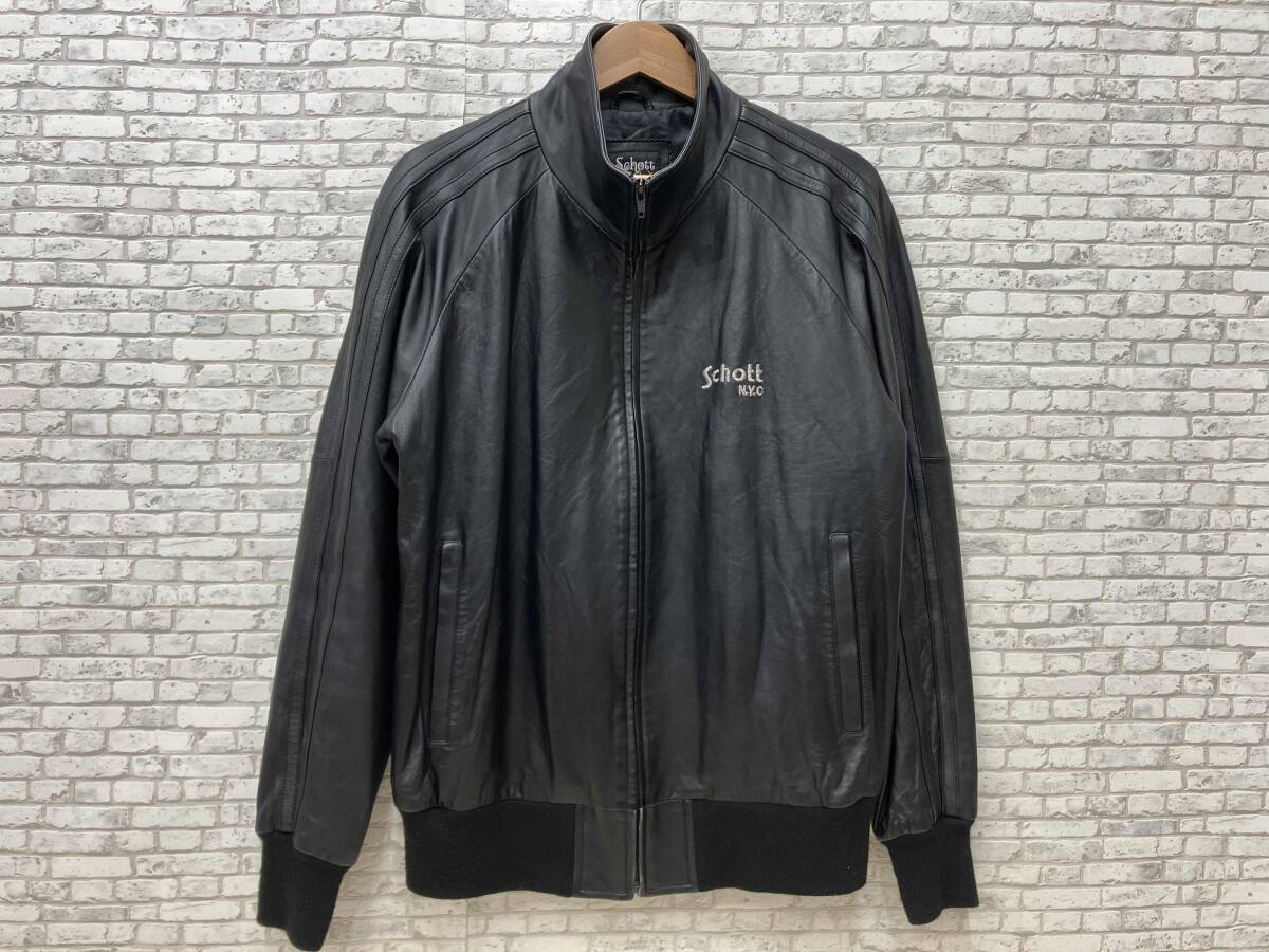 Yahoo!オークション -「schott トラックジャケット」(ライダース Yahoo!オークション -「schott トラックジャケット」(ライダース