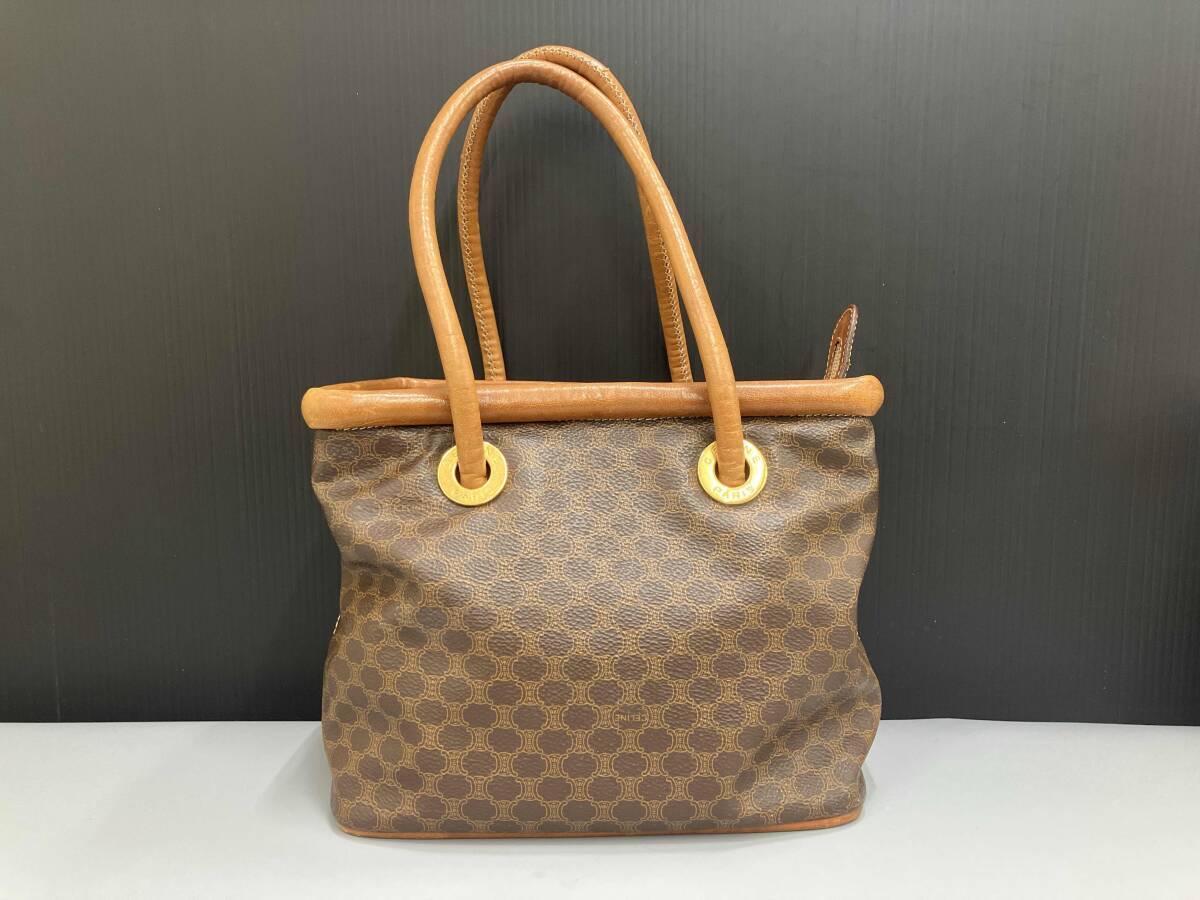 CELINE セリーヌ バケットバッグ マカダム ハンドバッグ トートバッグ