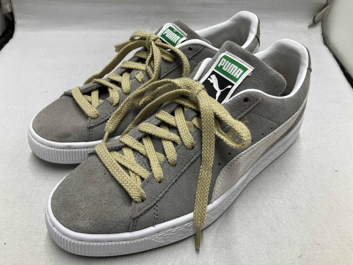 PUMA SUEDE LUX FEATHER GRAY-SILVER MIST 24SP-I（プーマ