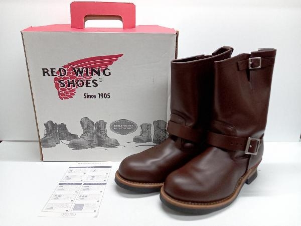 REDWING レッドウィング US9D 27cm エンジニアブーツ 2268 PT91 スチール抜き 茶芯 94年製 中期 クロームレザー 黒  10006423 : 10006423 : クラシック - 通販 - Yahoo!ショッピング