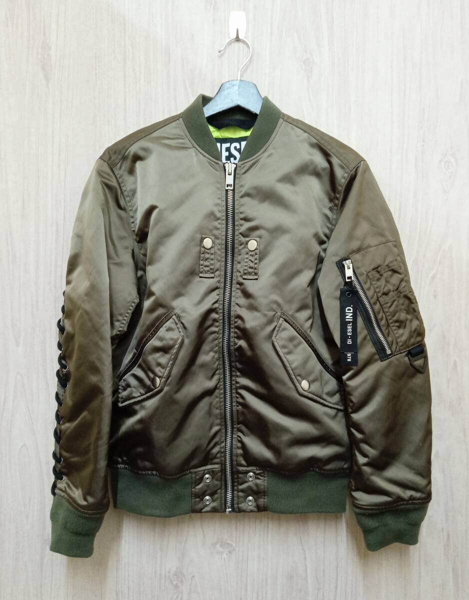 タグ付き DIESEL ブルゾン カーキ ジャケット 送料込 美品