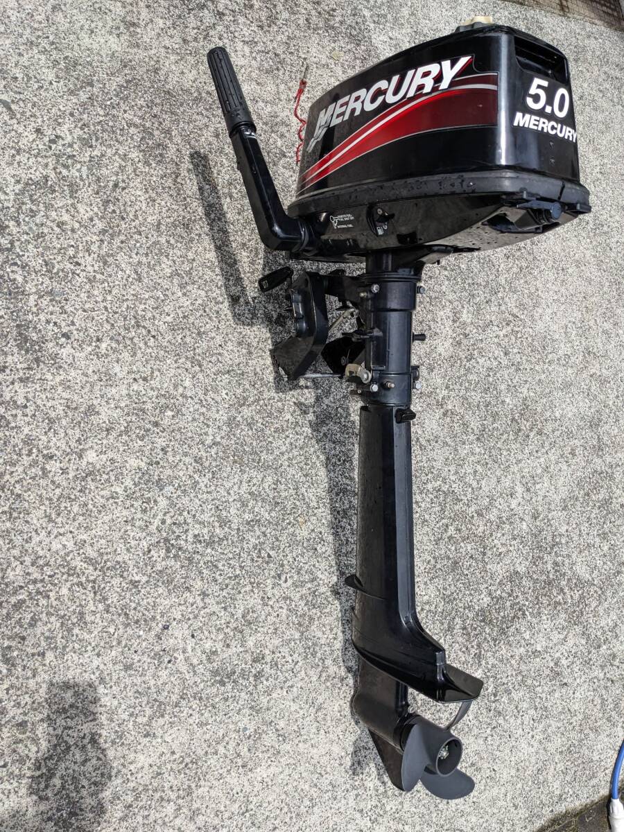 USED 動作未確認 マーキュリー 2ストローク5馬力船外機 USED 動作未確認 マーキュリー 2ストローク5馬力船外機