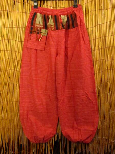 【SALE】⑧新品*男女兼用*コットン素材*ナガ族*ふんわり*アラジンパンツ