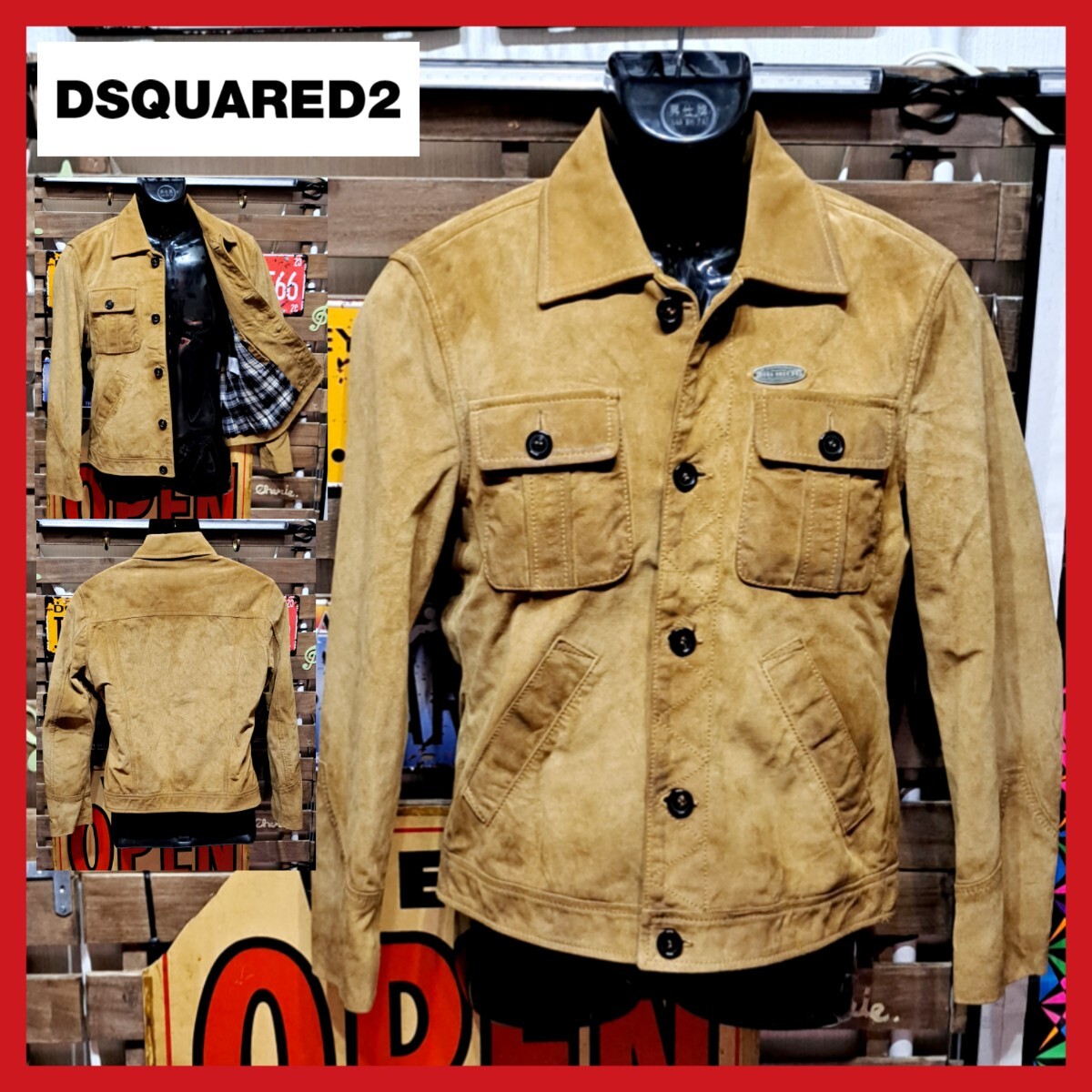2025年最新】Yahoo!オークション -dsquared2 レザー ジャケット 2025年最新】Yahoo!オークション -dsquared2 レザー ジャケット