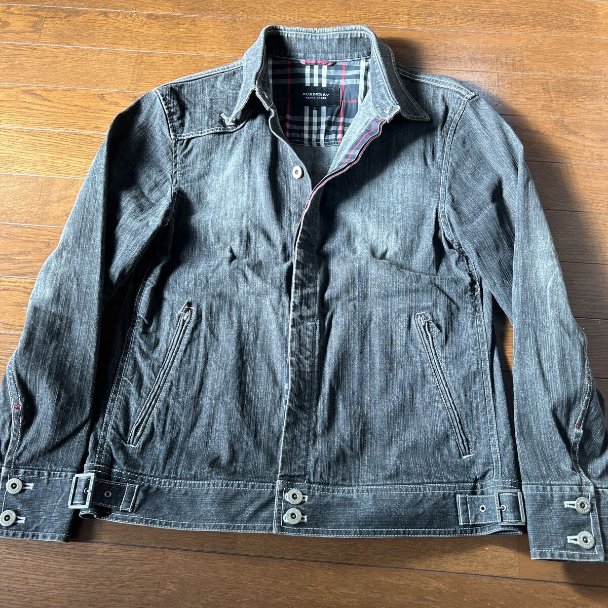 Yahoo!オークション -「バーバリー デニム ジャケット Yahoo!オークション -「バーバリー デニム ジャケット