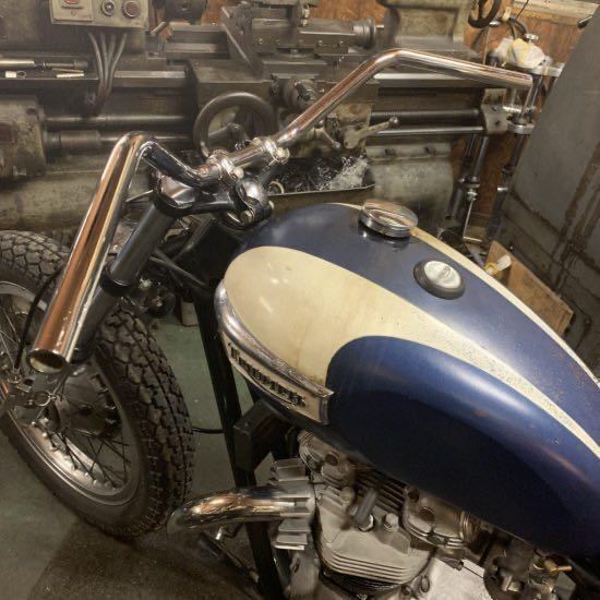 トライアンフ ミリバー ハンドル BSA ノートン TR6 T120 ビンテージ ダート モトクロス 97-4252 (WW84123)