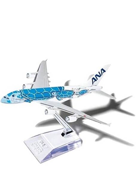 (新品・未使用)全日空(ANA) エアバス A380 フライングホヌ1号機(ラ二)モデル 1/500