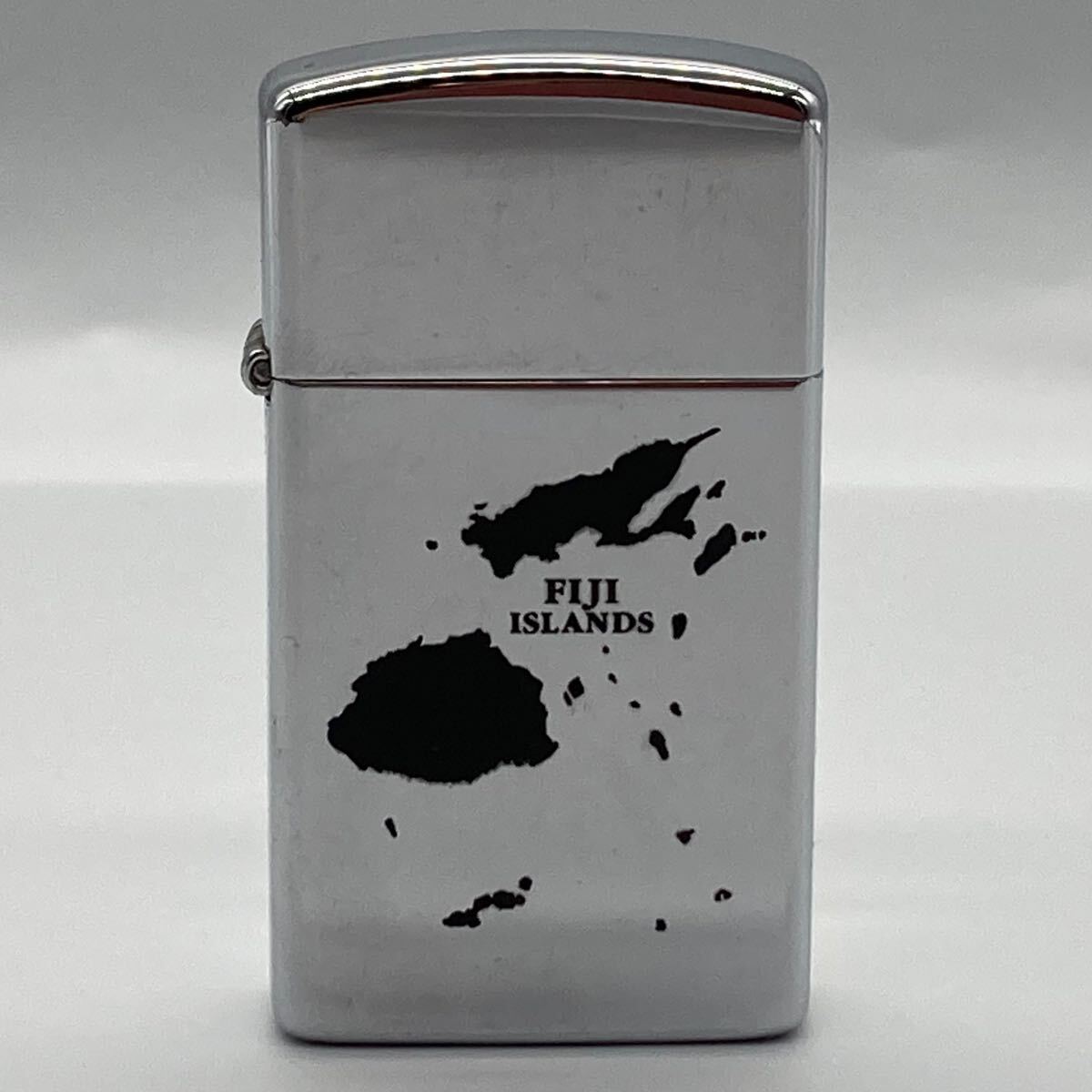 P0123708A ZIPPO ジッポ ライター フィジー FIJI ロゴ USA コレクション タバコ 当時物 レア 葉巻 煙草 アイテム 中古品