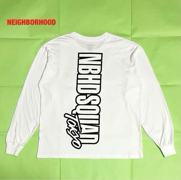 【人気】NEIGHBORHOOD ネイバーフッド NH.TEE LS-6 ロンT ロゴデザイン 両面プリント クルーネック ユニセックス 231PCNH-LT06