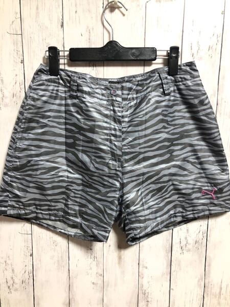 PUMA GOLF プーマゴルフ ショートパンツ 中わた レディース O グレー系