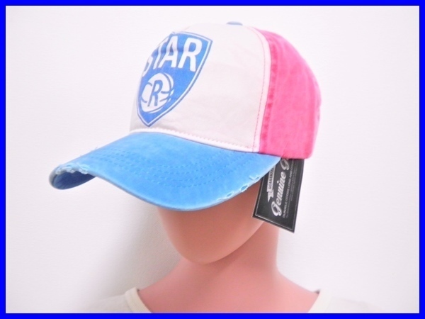 即決! 新品 Genuine Goods USEDヴィンテージ加工キャップ メンズ フリーサイズ