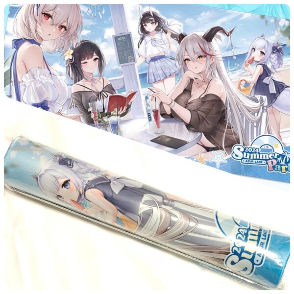 特価 国内未発売 Yostar 正規品 2024年夏季限定 特大マウスパッド Limited ■ アズールレーン アズレン シリアス エーギル Official