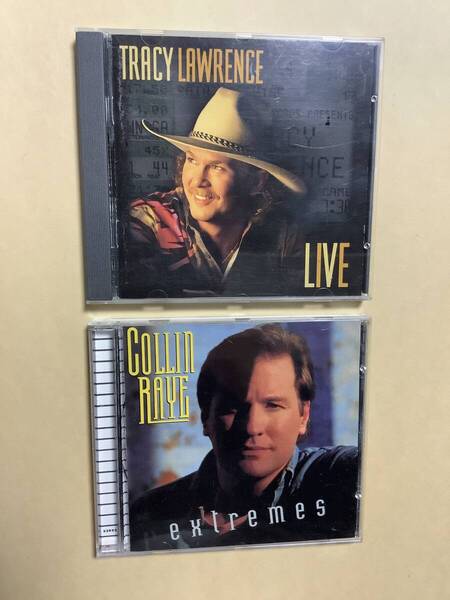 送料無料 TRACY LAWRENCE「LIVE」ライヴ全10曲 輸入盤 + COLLIN RAYE「EXTREME」 輸入盤 2枚セット
