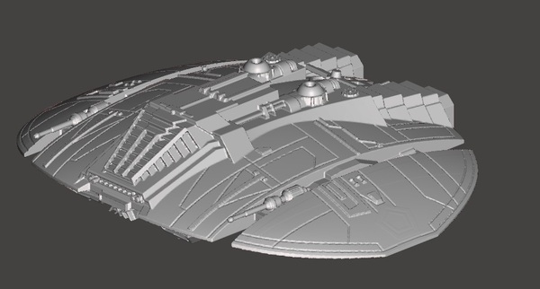 サイロン・レイダー 宇宙空母 ギャラクティカ 1978 3D プリント 宇宙戦闘攻撃機 Battlestar Galactica CylonRaider 未組立 宇宙船