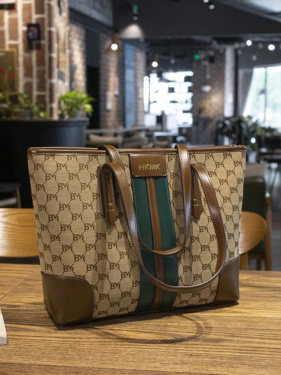 バッグ レディース トートバッグ 高級ハンドバッグ レディース、ママに最適、大容量で取り外し可能なストラップ付きのクラシックなショ