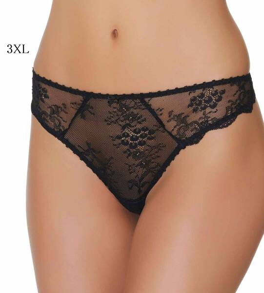 3XL☆Aubade オーバドゥ A L'amour タンガ 黒 フランス高級下着