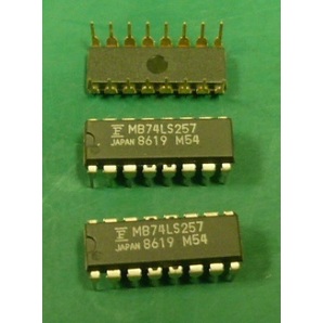 MB74LS257 TTLロジックIC 3個セット