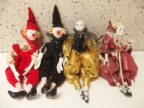 Yahoo!オークション -「ピエロ pierrot」(ビスクドール) (人形 Yahoo!オークション -「ピエロ pierrot」(ビスクドール) (人形