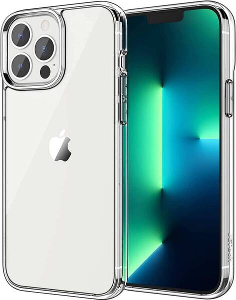 JEDirect iPhone13 Pro 保護ケース(Pro 6.1インチ専用) 黄ばみなし 衝撃吸収 バンパーカバー 傷つけ防止 クリアバック (クリア)