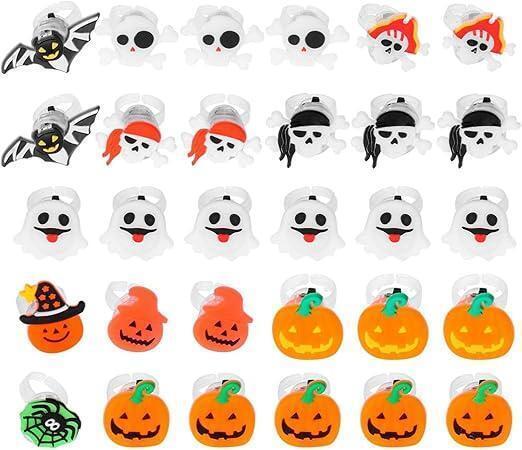 '★光る指輪 指輪セット おもちゃ ピカピカ かわいい お祭り 縁日 ハロウィン