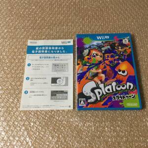 WiiU 名作 Splatoon スプラトゥーン 4VS4の白熱バトル! 送料180