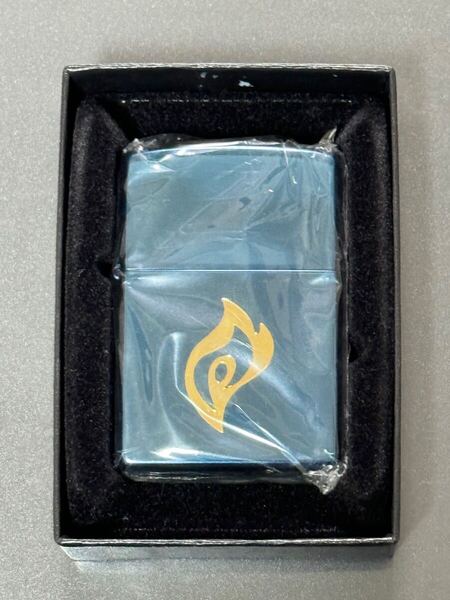 zippo KIRIN FIRE BLUE TITAN ゴールド刻印 ブルーチタン 年代物 2002年製 キリン ファイヤ デットストック ケース 保証書