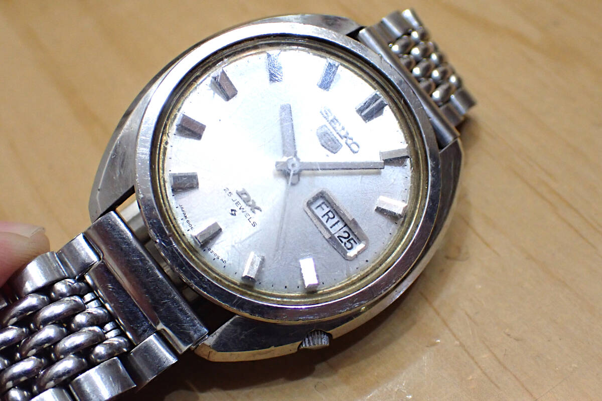 セイコー SEIKO ファイブ 5 デラックス DX 25石 自動巻き 3針