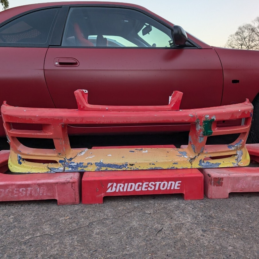 s13シルビア NAバンパー ジャンク品