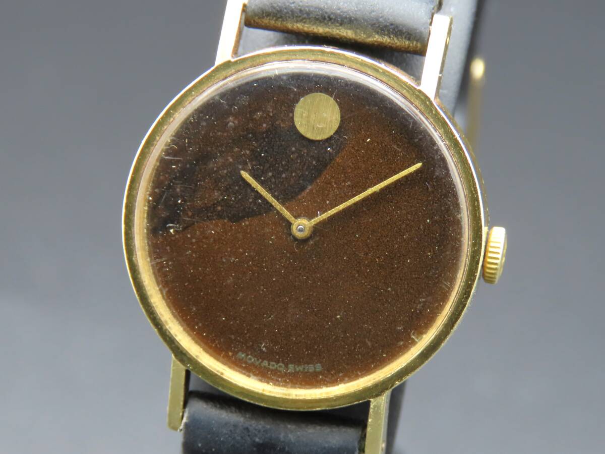 movado 18K金無垢 手巻腕時計 難あり Yahoo!オークション -「movado k 18」の落札相場・落札価格