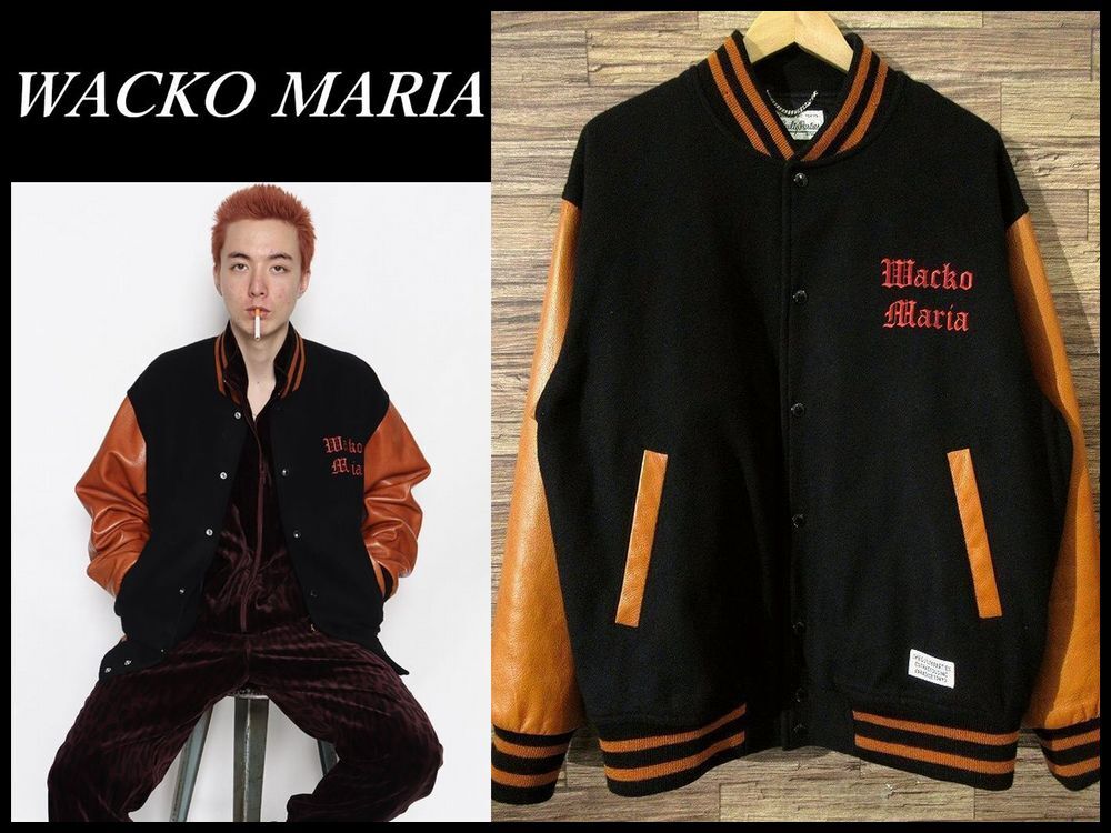 2025年最新】Yahoo!オークション -「wacko maria スタジャン」の 2025年最新】Yahoo!オークション -「wacko maria スタジャン」の