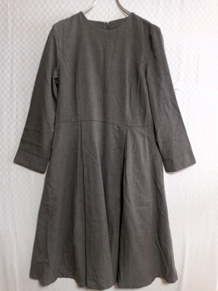 10899 ★★ LABEL COLECTION BASIC ワンピース サイズL グレー