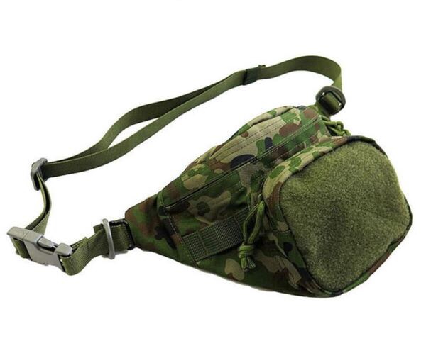 MILITARY / 日本軍 / 900D 2WAY ウエストバッグ / 陸上自衛隊迷彩 / 900デニールナイロン / ボディバッグ ウェストポーチ / カモフラージュ