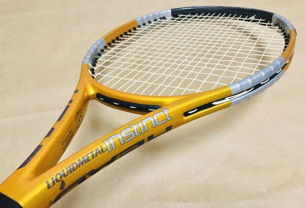 美品 Head liquidmetal instinct mp ヘッド リキッドメタル インスティンクト ミッドプラス A・アガシ A・ミスキナ 新品元グリップ交換