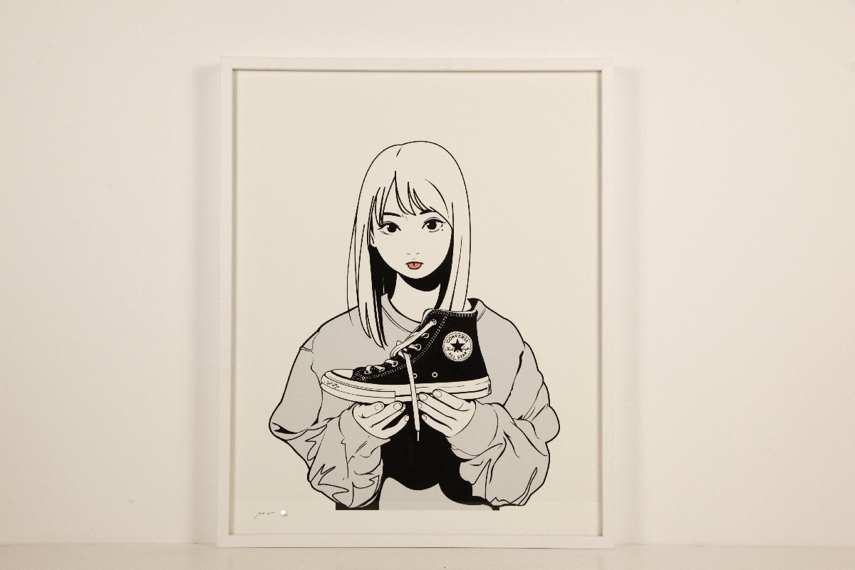 Yahoo!オークション -「backside」(シルクスクリーン) (版画)の Yahoo!オークション -「backside」(シルクスクリーン) (版画)の