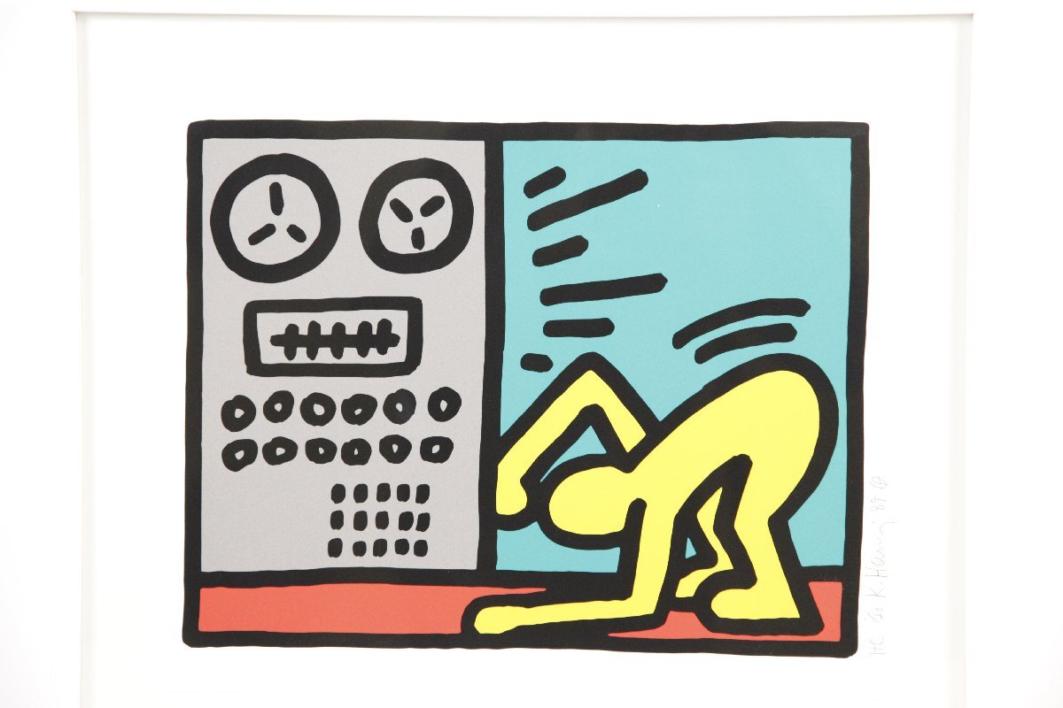 キース・ヘリング（Keith Haring）自筆サイン入りショップカード
