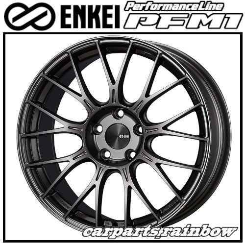 ★送料無料★ENKEI/エンケイ PerformanceLine PFM1 17×7.0J/7J 5/114.3 +48★Dark Silver/ダークシルバー★新品 2本価格★
