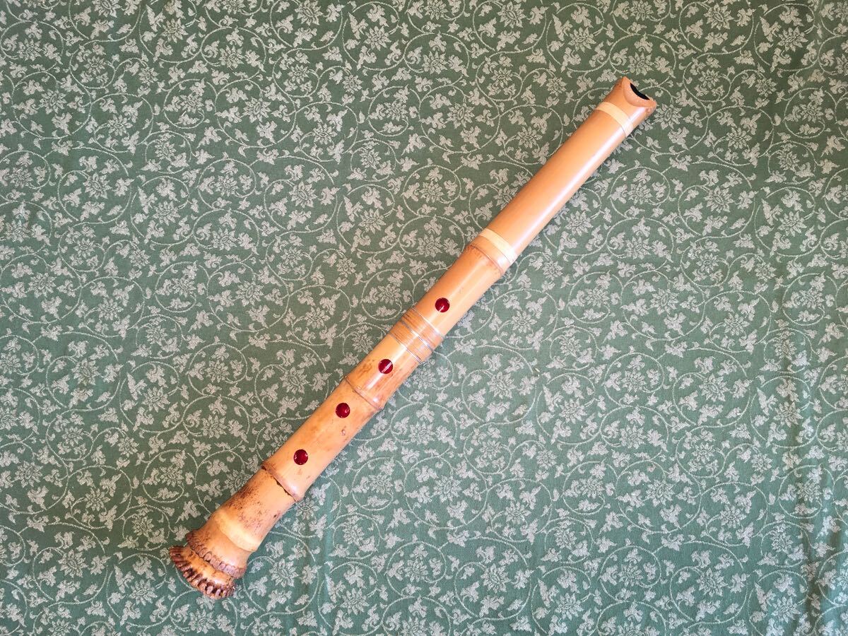 7孔尺八の5孔化作業2 | 山田典山のブログ・・・ 「和楽器