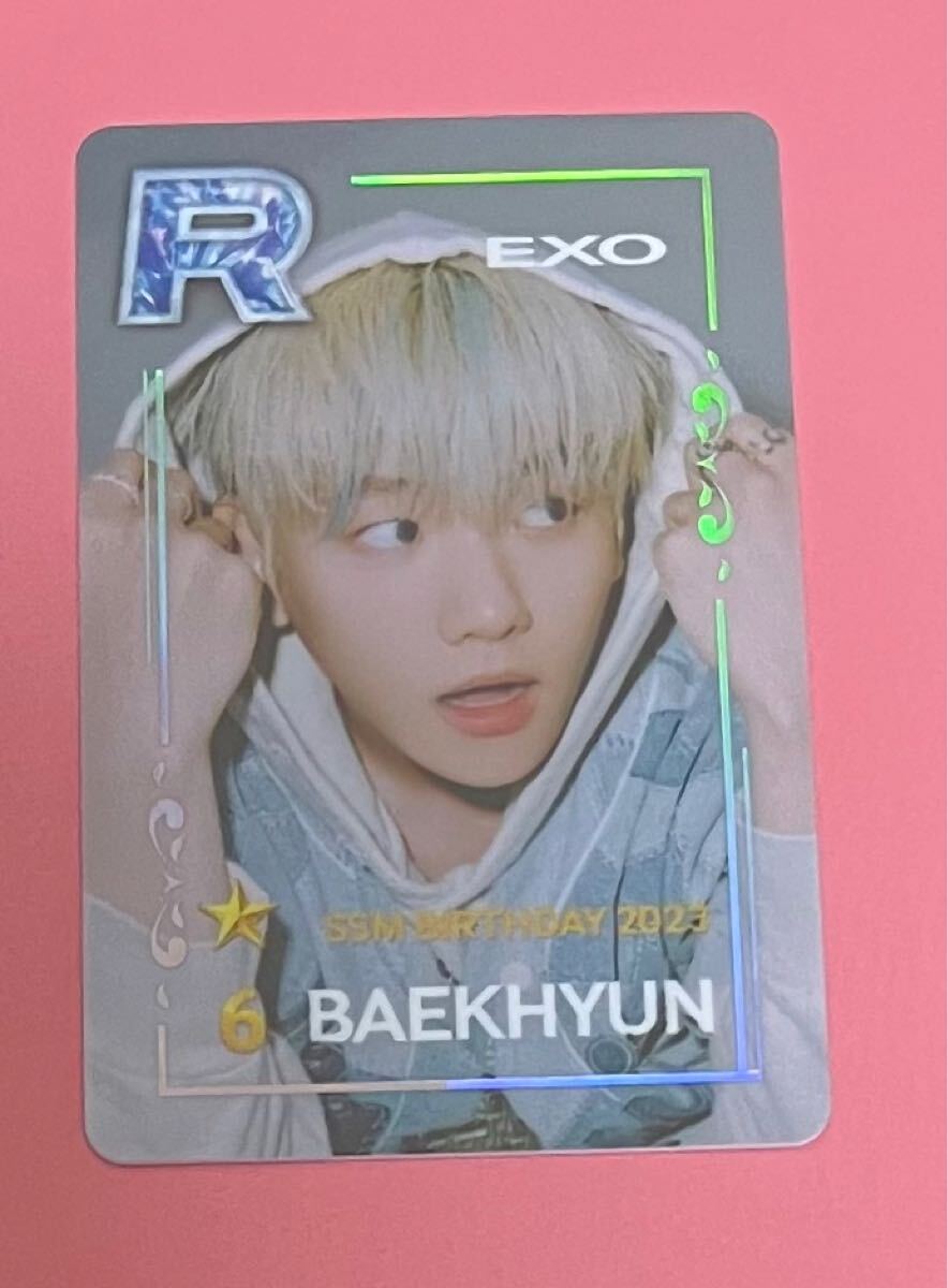 EXO superstar 6周年トレカ ベッキョンBAEKHYUN EXO superstar 6周年トレカ ベッキョンBAEKHYUN