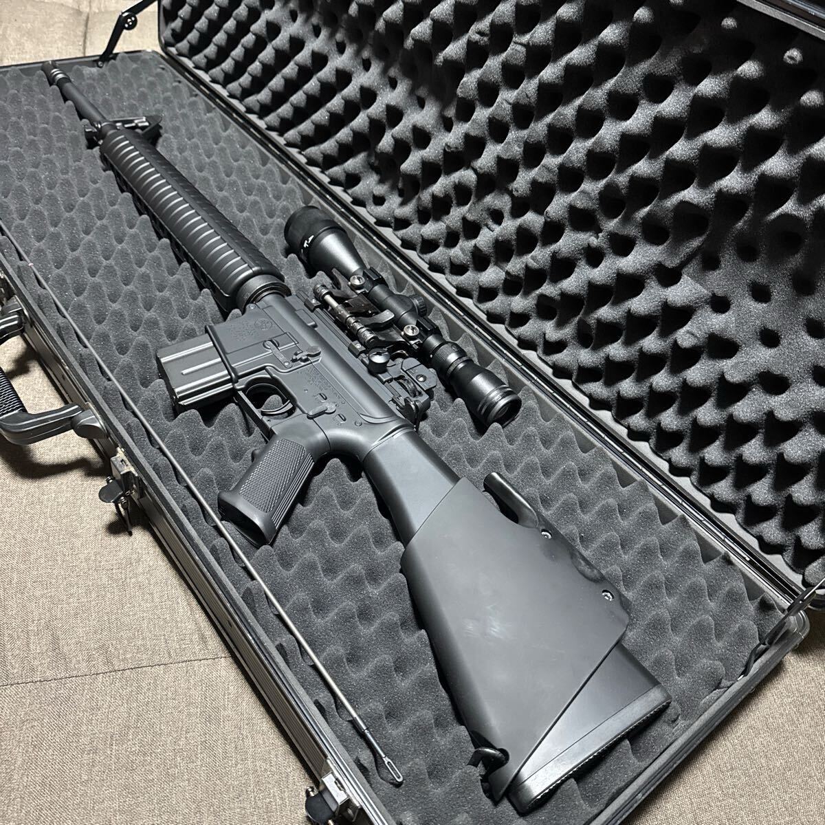 Yahoo!オークション -「m16 ゴルゴ13カスタム」(電動ガン Yahoo!オークション -「m16 ゴルゴ13カスタム」(電動ガン