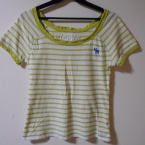 アバクロ ボーダー カットソー Tシャツ L ☆彡 アバクロンビー