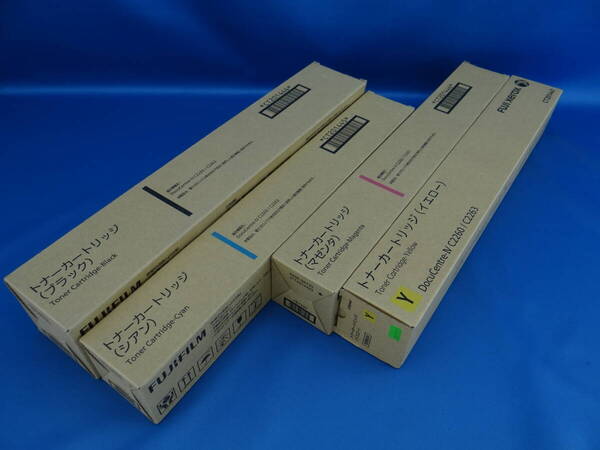 未使用品☆【送料無料】4色/1SET♪富士ゼロックス CT201444/201445/201446/201447 トナーカートリッジ