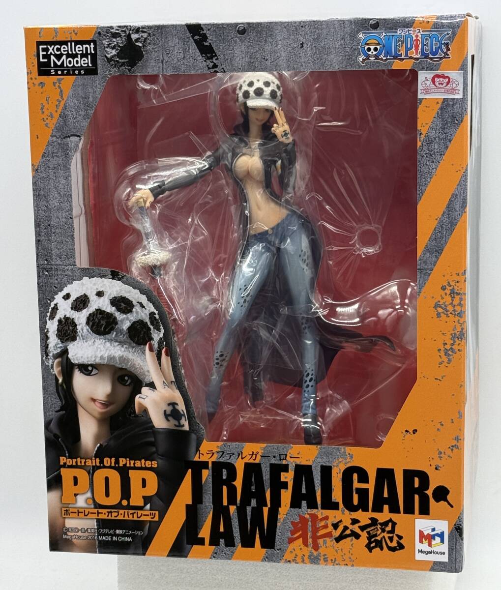 ワンピース フィギュア トラファルガーロー 非公認！ 新品未開封 トラファルガーロー 非公認POP 女体化 フィギュア 未開封 - メルカリ
