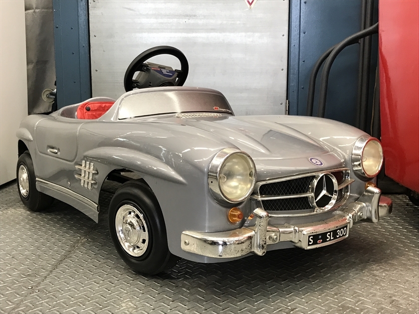昭和レトロ サンコー ペダルカー BENZ 長期保管品アンティーク Yahoo!オークション -「ペダルカー」(アンティーク