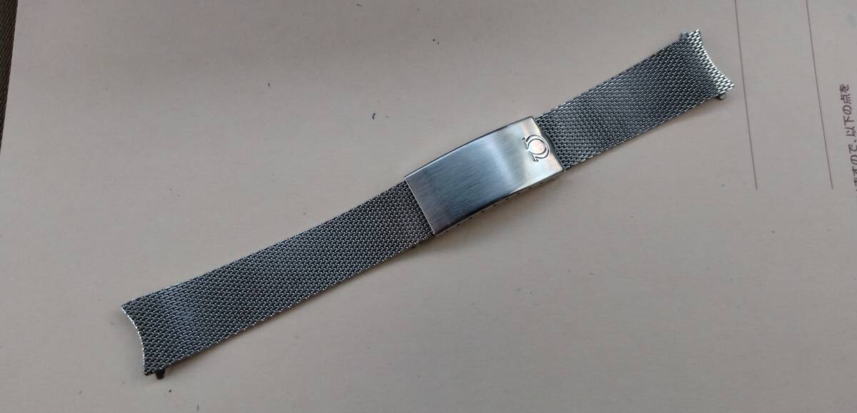 O-011> OMEGA純正ステンレスメッシュブレスレット 18mm | L o'clock