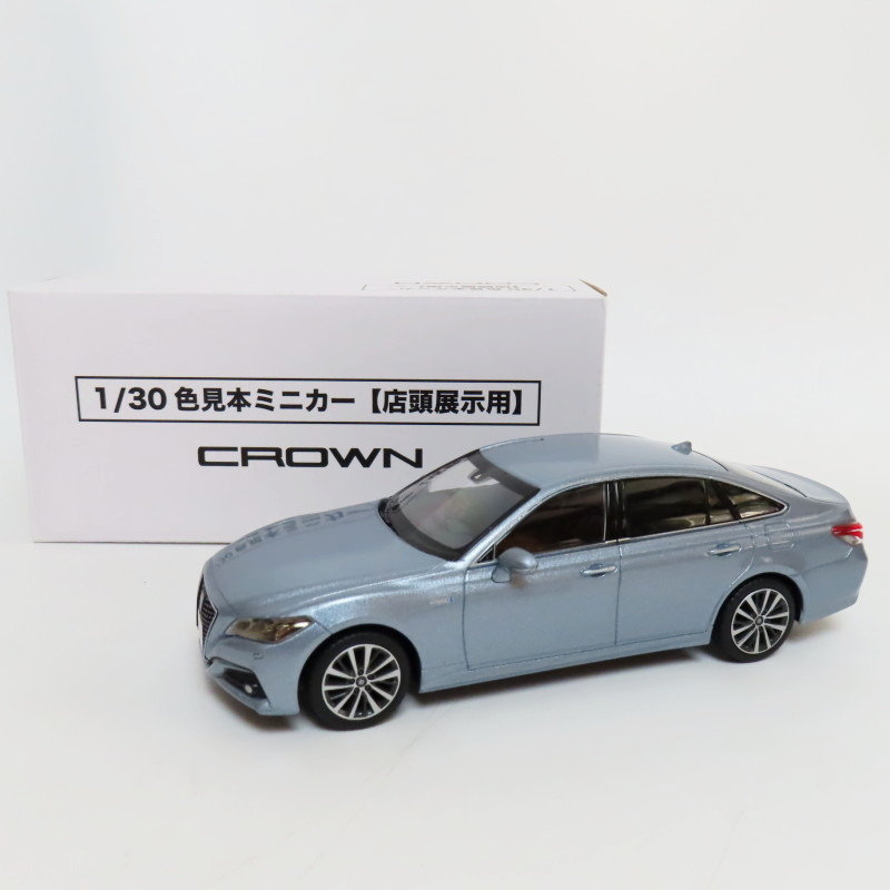 K12-s049 非売品 1/30 トヨタ クラウン プレシャスガレナ 色見本ミニカー カラーサンプル 店頭展示用