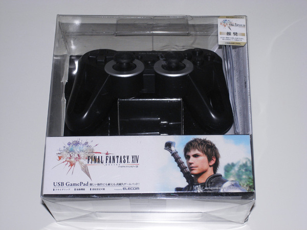 【動作確認済】 ELECOM USBゲームパッド FF14ロゴ入り JC-U3312BK-FF ファイナルファンタジーXIV推奨 【送料無料】