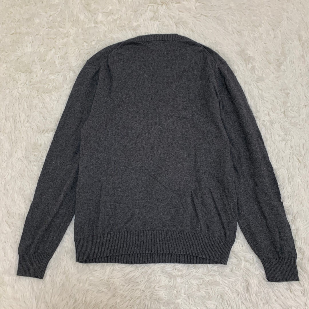 LANDS' END カシミア グレー 長袖 ニット・セーター XS (SS) ランズエンド LANDS END ニット 長袖 シンプル セーター