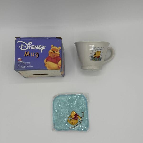 【匿名配送・新品・未使用品】ディズニー プーさん マグカップ ミニタオル セット