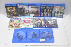 G2077 Y 【12枚セット】PlayStation4 PS4 ゲームソフト Nintendo Wii Party U/マリオパーティ 9/ペルソナ5/RAINBOWSIX SIEGE...等