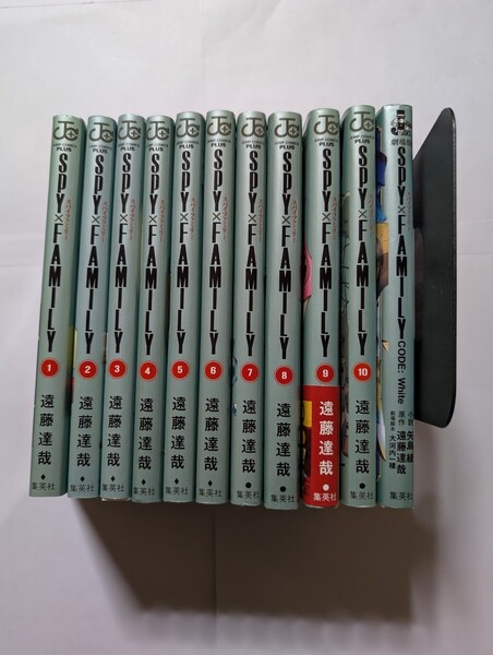 送料無料 全巻初版本 SPY×FAMILY スパイファミリー 1巻〜10巻・劇場版 SPY×FAMILY CODE:White 書下ろし小説版 11冊セット 遠藤 達哉